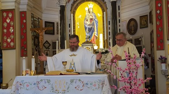 W sanktuarium Matki Bożej w Curtarolo (25.05.2017)