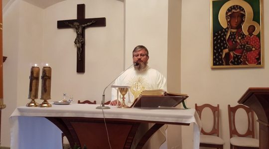 Przed rocznicą święceń ks. Jarek modlił się w Częstochowie (12.06.2017)