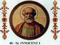 Święty Innocenty I, papież (27.07.2017)