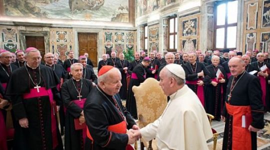 Ktoś kreuje Kościół w Polsce i jego Episkopat jako opozycyjny wobec Ojca Świętego Franciszka  (18.10.2017)