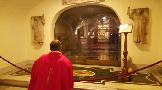 Łzy w bazylice Św. Piotra... (24.11.2017)