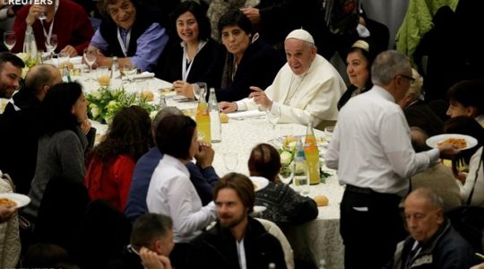 Najwięsza agapa - obiad  dla ubogich, zorganizowany na polecenie Ojca świętego Franciszka (Vatican Service News -19.11.2017