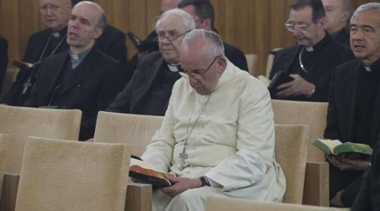 Nie intelektualizujmy wiary w Boga (Vatican Service News - 21.02.2018)