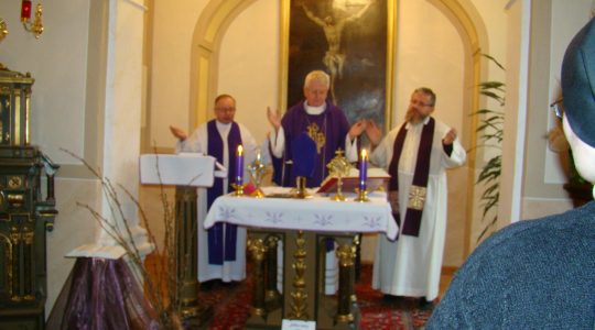 Ks. Jarosław u biskupa Stanislava  (28.03.2018)