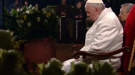 Droga Krzyżowa z papieżem na żywo  (Vatican Service News -30.03.2018)
