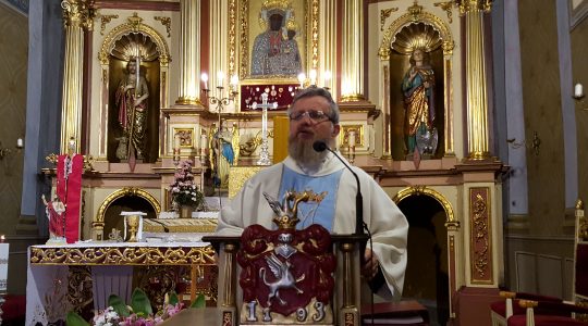 Msza Święta w parafii pw. św.Mikołaja w Kromowie (11.04.2018)
