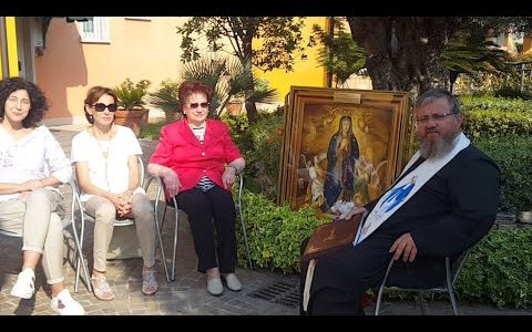 Obraz Matki Bożej Wniebowziętej przywitany w Italii ( 23.04.2018)