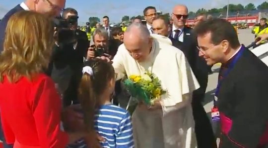 Papież Franciszek przybył do Dublina na Światowe Spotkanie Rodzin (Vatican Service News -25.08.2018)