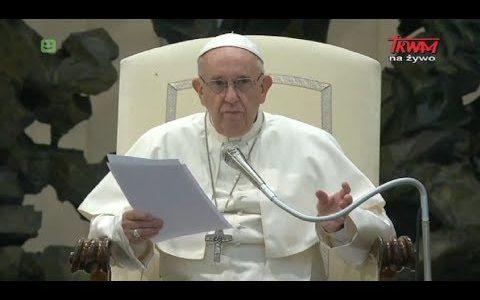 Audiencja generalna z Ojcem Świętym Franciszkiem (Vatican Service News -08.08.2018)