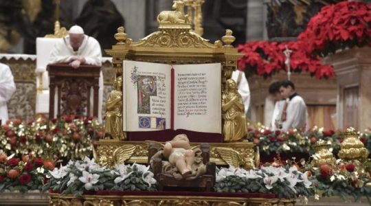 PAsterka w bazylice świętego Piotra (Vatican Service News - 25.12.2018)