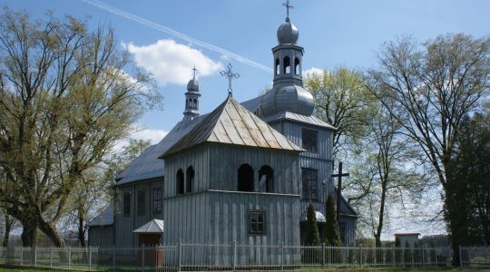 Ks. Jarosław głosi kazania w parafii św. Tomasza Becketa w Targowisku (12.05.2019)