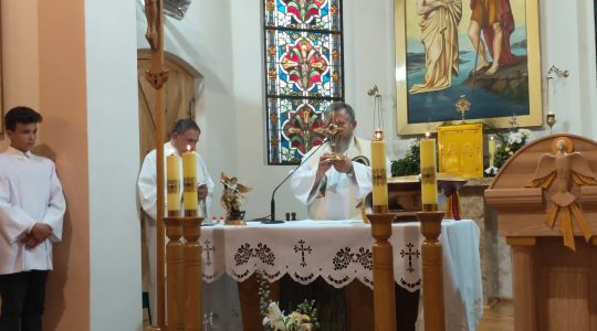Msza św. na zakończenie rekolekcji w Białogardzie  (27.07. 2019)