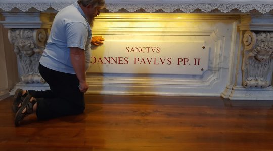 Ks. Jarek modlił się w Bazylice św. Piotra (21.07.2020)