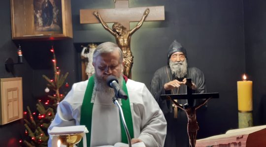 Transmisja Mszy Świętej w godzinę Bożego Miłosierdzia-Kaplica św.Charbela,Florencja13.01.2021