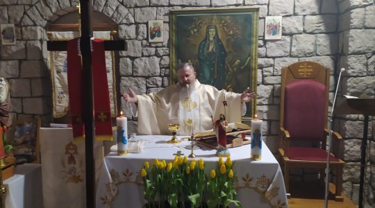 Transmisja Mszy Świętej o godz. 11.00-Poniedziałek w Oktawie Wielkanocy,Florencja 05.04.2021