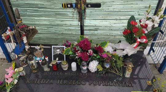Ks.Jarek w miejscu męczeńskiej śmierci bł ks. Jerzego Popiełuszki-Włocławek 20. 08.2021