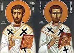 Święci biskupi Tymoteusz i Tytus, 26.01.2022
