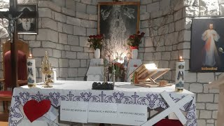 Transmisja Mszy Świętej,godz.19.30-Modlitwa różańcowa,Florencja 8.03.2022