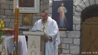 Transmisja Mszy Świętej, 11.00-III Niedziela Wielkanocna,Florencja 1.05.2022