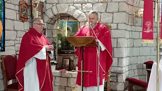 Transmisja Mszy Świętej godz.11.00-Uroczystość Zesłania Ducha Świętego, Florencja 5.06.2022