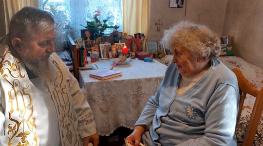 Świadectwo wiary Janiny w czasie kolędy-Testimonianza di Giovanna durante benedizione di casa 24.01.2024
